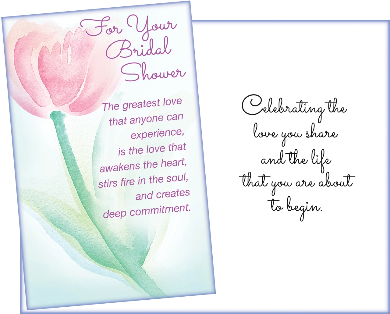 Bridal Shower Wishes For Card